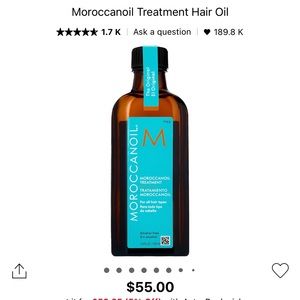 MOROCCANOIL Moroccanoil Treatment Hair Oil💙